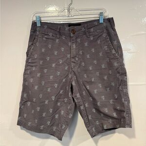 American‎ eagle pineapple khaki shorts